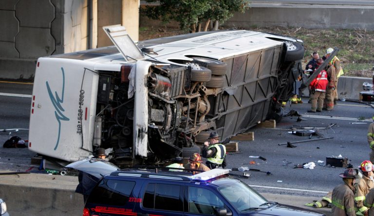 Seat belts on commercial buses delayed 45 years