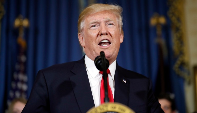 President Trump said Friday that the federal government is on the alert for possible terrorist attacks in the wake of two car attacks in Spain this week. (AP Photo/Alex Brandon, File)