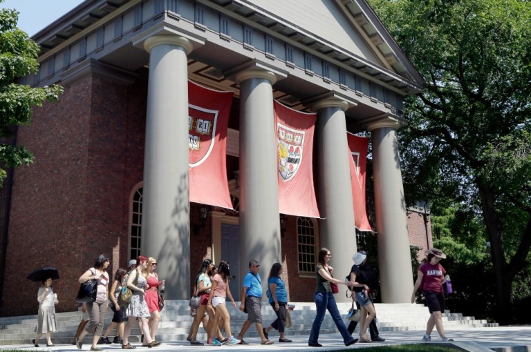 Between April-December 2015, 81 Harvard faculty, instructors and researchers donated roughly $131,000 to the presidential campaign of Hillary Clinton. (AP Photo)