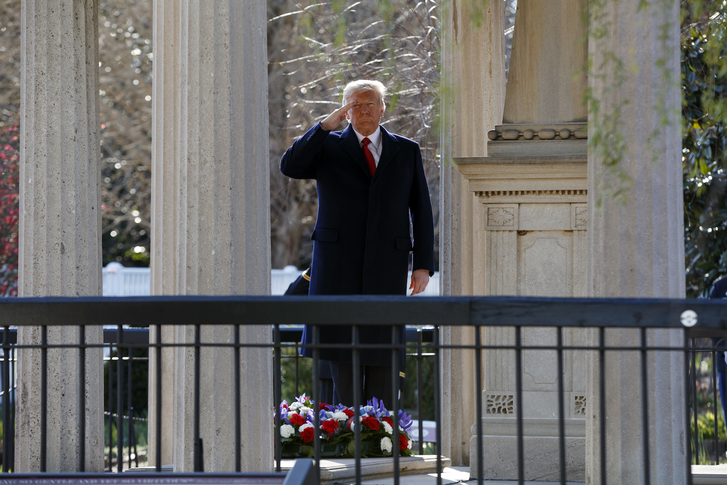 Trump draws comparisons during visit to Andrew Jackson’s grave