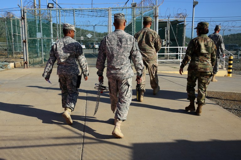 Lawmakers have repeatedly passed legislative provisions banning transfers from Guantanamo. (AP Photo/Ben Fox)