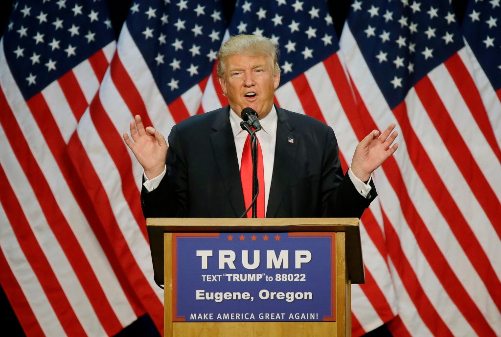 Trump scores an easy victory in Oregon