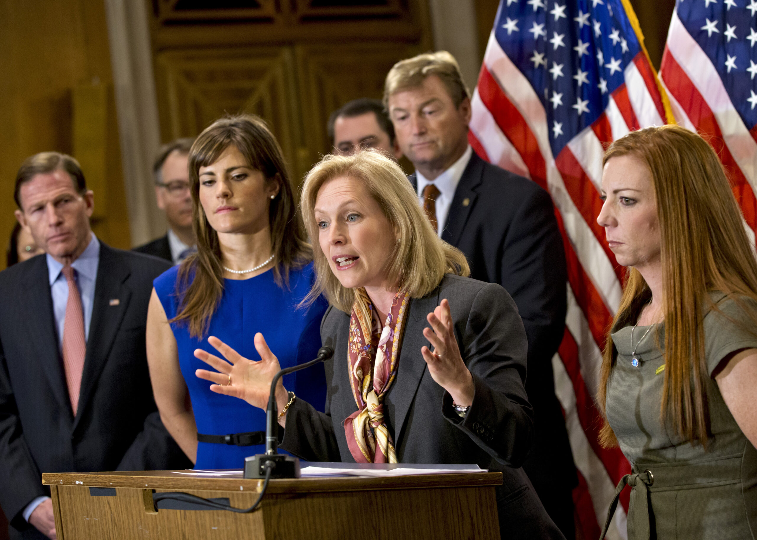 Senate women unite in fighting sexual assault