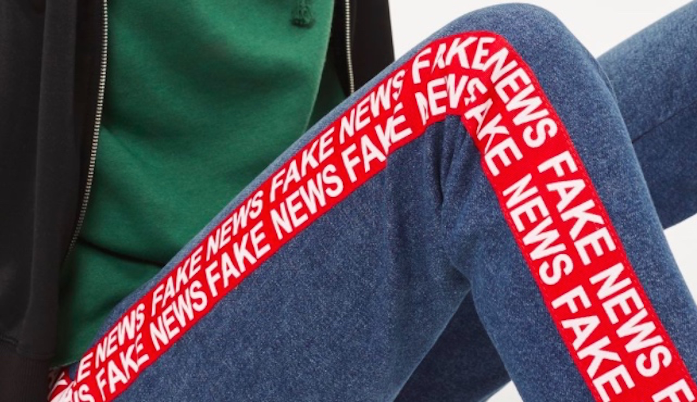 British retailer selling ‘fake news’ jeans for $90