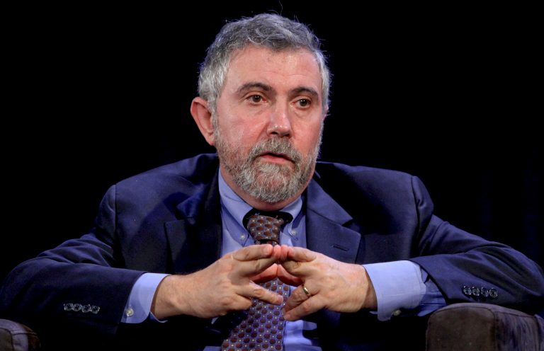 Liberal columnist Paul Krugman has become an unlikely defender of Donald Trump.Â (Craig Ruttle/Bloomberg)