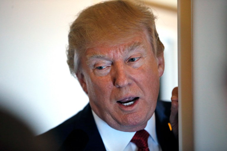 Trump noted the Syrians could have easily repaired damage to its runways. (AP Photo/Alex Brandon)