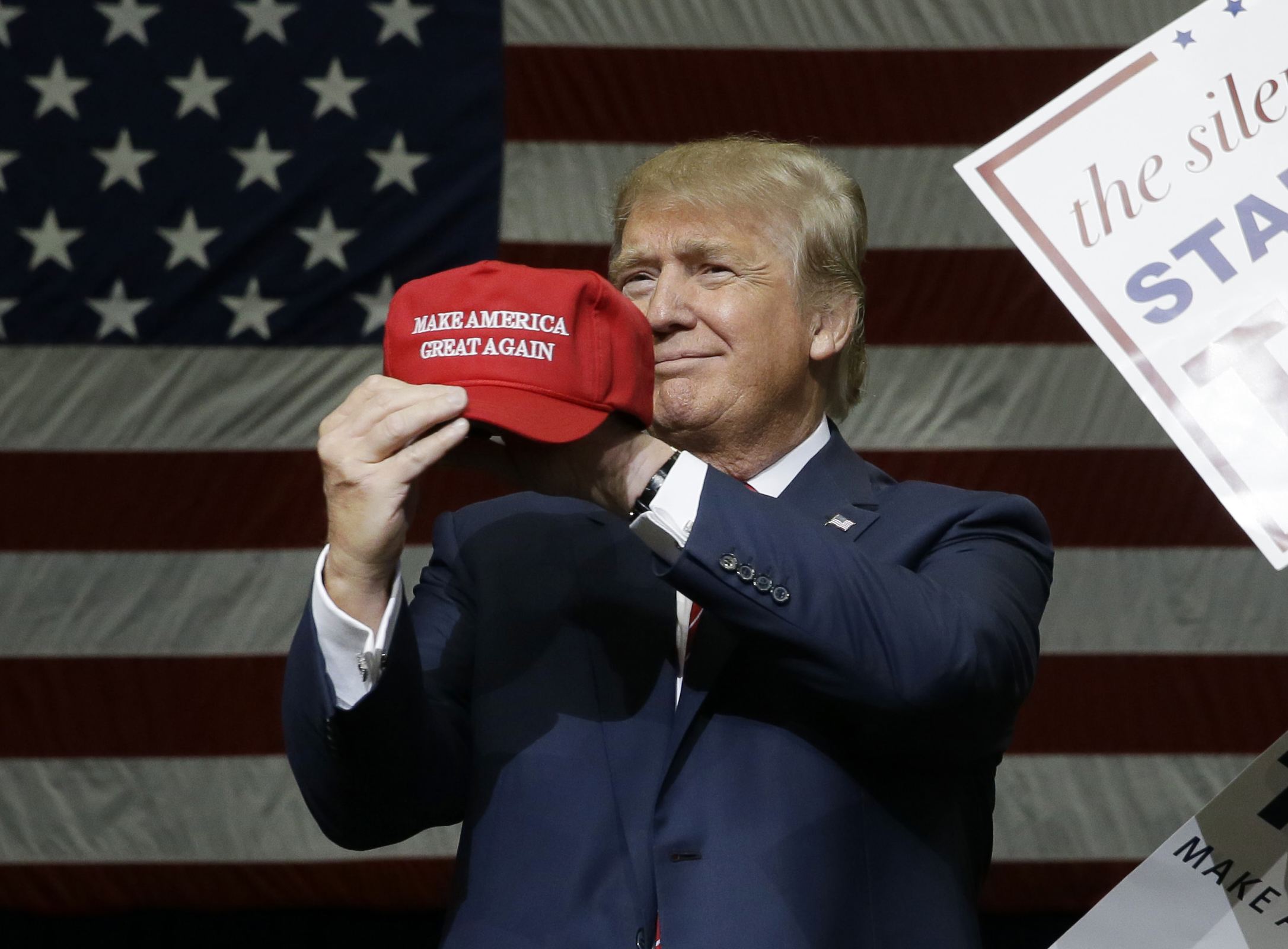 Democrats hold contest to imitate Trump hats