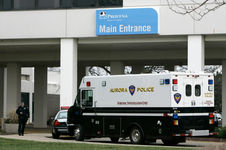 With a population of nearly 200,000 and a booming Hispanic population, Aurora has grown into the stateâs second largest city over the last decade. It faces a steep climb in required payments to police and fire pensions, increasing more than $1 million each year for the next 25 years, and has already laid off city workers. (AP/Charles Rex Arbogast)