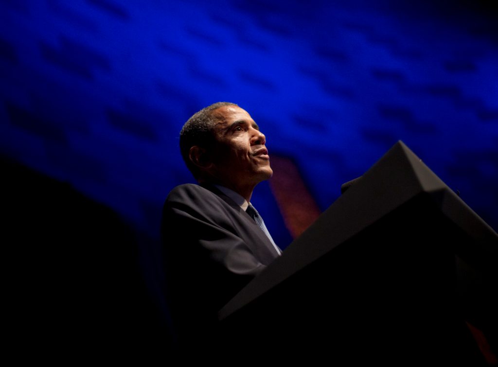 President Obama leading from behind