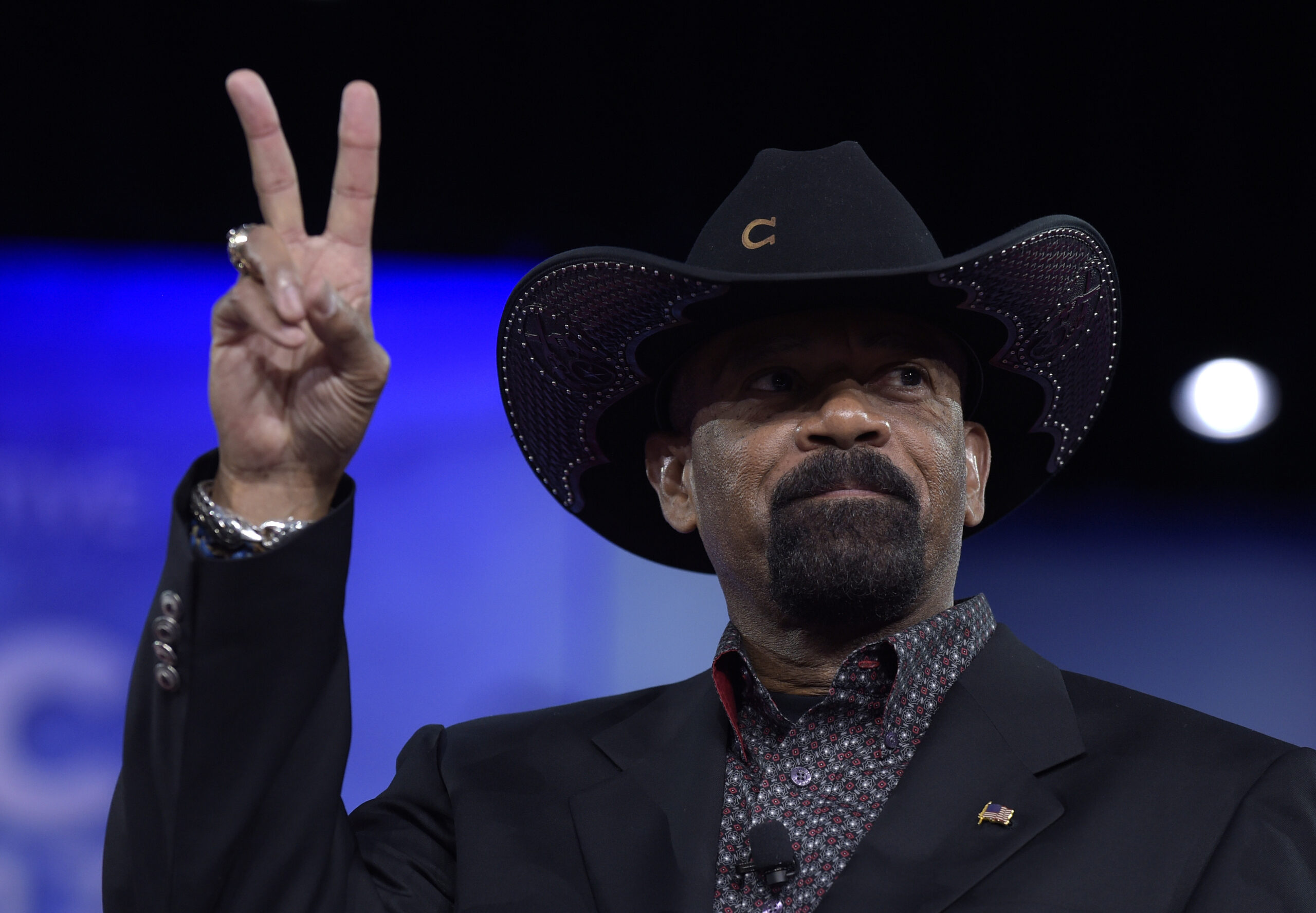 Remember when Sheriff David Clarke compared Obama’s policing policies to Hitler?
