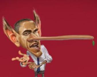 Barack Pinocchio Obama