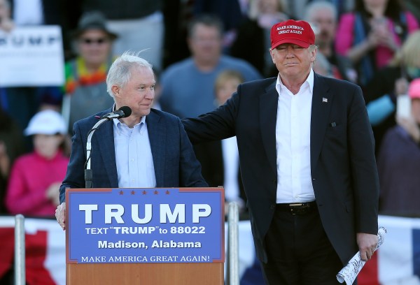 Trump adviser Sessions calls for refugee safe zone