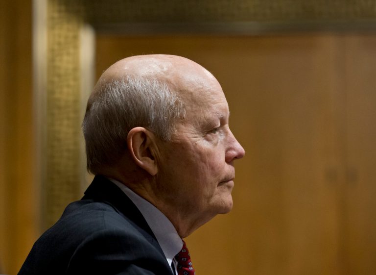 New IRS head John Koskinen prepares to testify on Capitol Hill in Washington on Dec. 10. (AP Photo/J. Scott Applewhite)