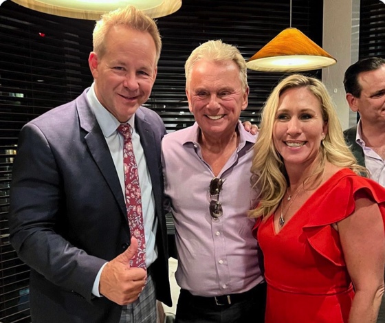 SEE IT: Liberal Twitter melts down after seeing Pat Sajak with Taylor Greene