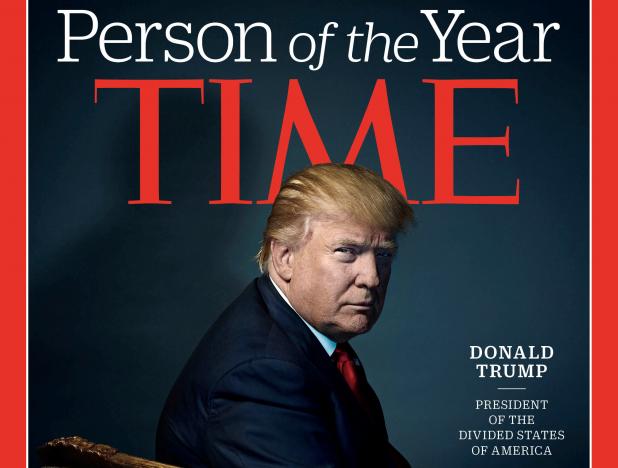 There was no question that Time magazine would name Donald Trump as 2016's 