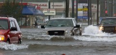 Record rainfall inundates central Gulf coast