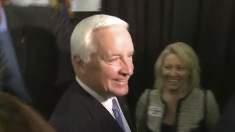 VIDEO: Pennsylvania Gov. Tom Corbett gaining on Democratic challenger