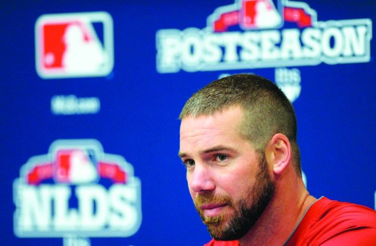 Susan Walsh/AP
Chris Carpenter made only three regular-season starts this season for the Cardinals after returning from shoulder surgery and compiled a 3.71 ERA in 17 innings.