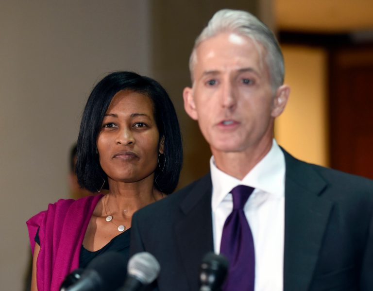 Trey Gowdy has said he wants to treat the entire Cheryl Mills interview as classified. (AP Photo)
		Â 