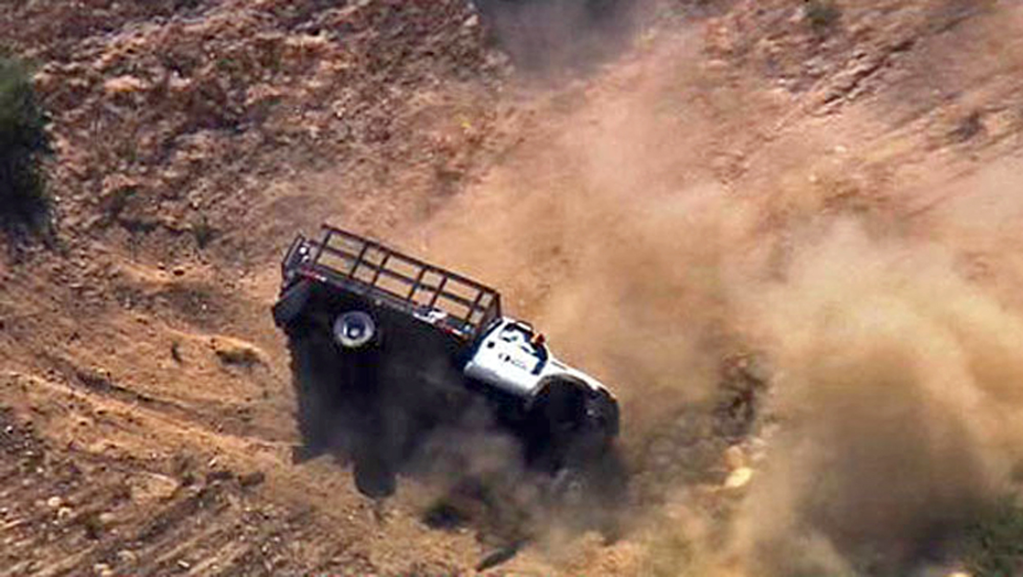 Man in freeway chase is bank robbery suspect