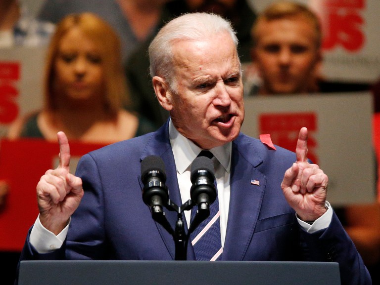 Vice President Joe Biden said the expansion of Jewish settlements is moving Israel toward a dangerous 