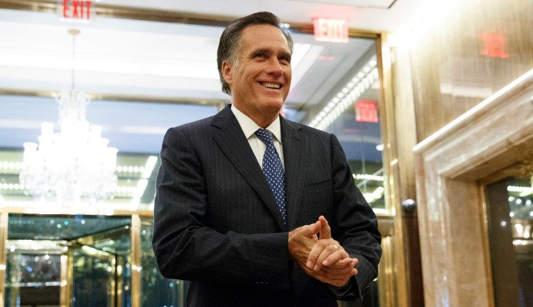 As governor of Massachusetts, Mitt Romney worked with future Obamacare architect Jonathan Gruber, the late liberal icon Ted Kennedy, and a Democratic legislature to push a universal coverage plan in the state. (AP Photo/Evan Vucci)