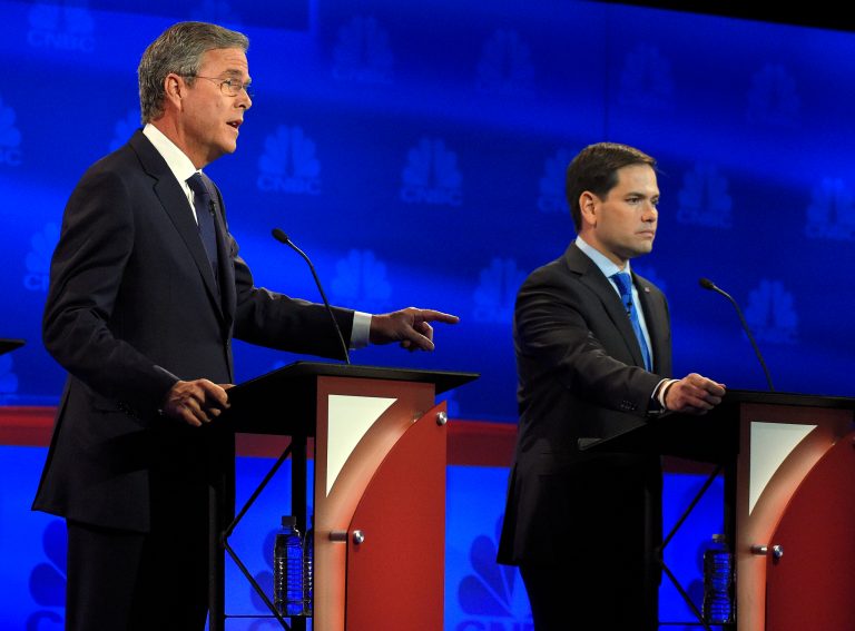 Former Florida Gov. Jeb Bush kept up his attack against Sen. Marco Rubio this week, and said his record of absences in the Senate is 