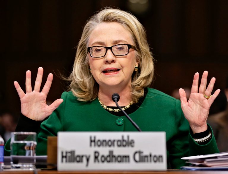 Former Secretary of State Hillary Clinton made the Obama administration's first official comment on the Benghazi attack six hours after it commenced and while it was continuing. (AP Photo)