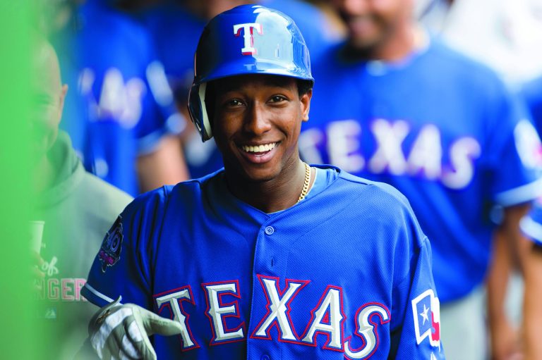 Jason Miller/Getty Images
The Rangers' Jurickson Profar hit a home run in his first major league at-bat last season.