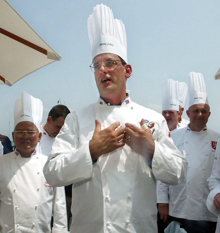 Searchers found the body of former White House chef Walter Scheib Sunday night, June 21, 2015, near a hiking trail in mountains in the Taos, N.M. area, the New Mexico State Police said. Scheib had been missing for more than a week after going hiking in the New Mexico mountains, authorities said. (AP Photo/Matt Houston, File)