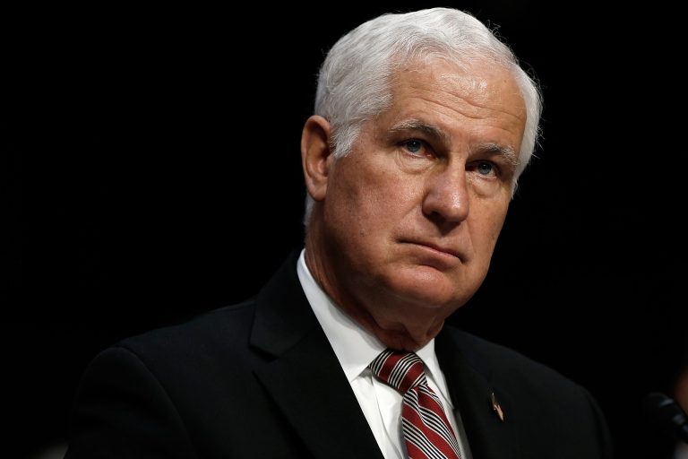 Richard Griffin, Acting Inspector General of the Department of Veterans Affairs testifies before the Senate Veterans Affairs Committee September 9, 2014 in Washington, DC. (Photo by Win McNamee/Getty Images)