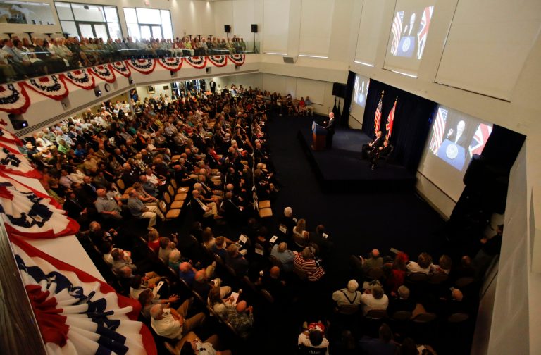 British Foreign Secretary William Hague speaks at the Ronald Reagan Presidential Library on Tuesday, June 25, 2013 in Simi Valley, Calif. Hague defended his country's intelligence-sharing ties with the United States on Tuesday, as governments in both countries face criticism about snooping on citizens. (AP Photo/Chris Carlson)