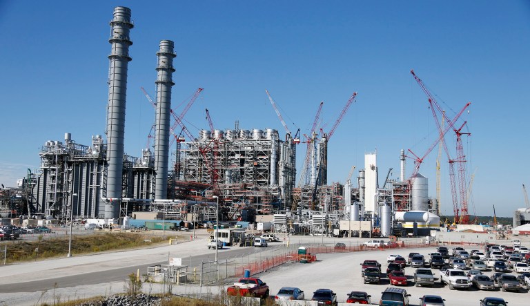 Utility giant Southern Co. is being sued by a company engineer who says the company misled shareholders and may have violated federal law about the safety and timeline for opening an advanced clean coal power plant in Mississippi. (AP Photo/Rogelio V. Solis)