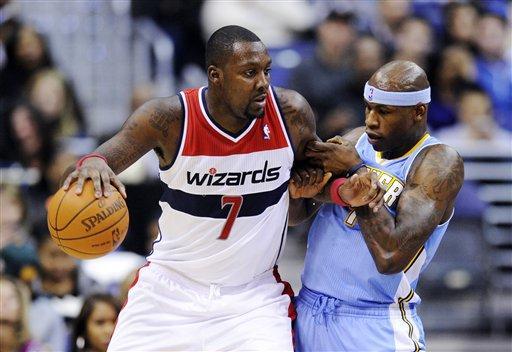 Wizards unable to keep up with Nuggets