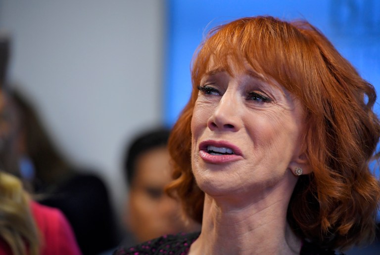 Griffin revealed last month that she was under federal investigation. (AP Photo/Mark J. Terrill)