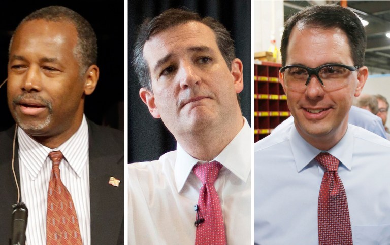 Jeff Duncan is welcoming Ben Carson, Ted Cruz, and Scott Walker at the Civic Center in Anderson, S.C., Monday night. AP Photos)