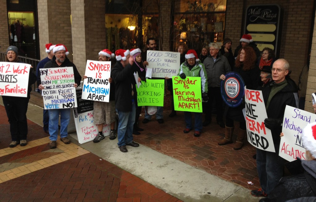 A right-to-work repeal warning from Michigan