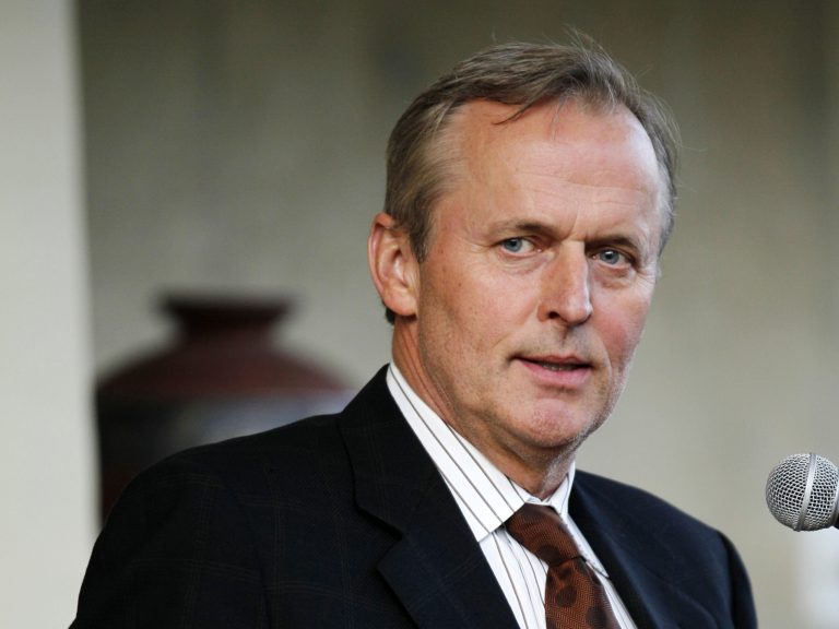 FILE - In this May 22, 2011 file photo, author John Grisham speaks during the opening of the premier of the stage adaptation of  