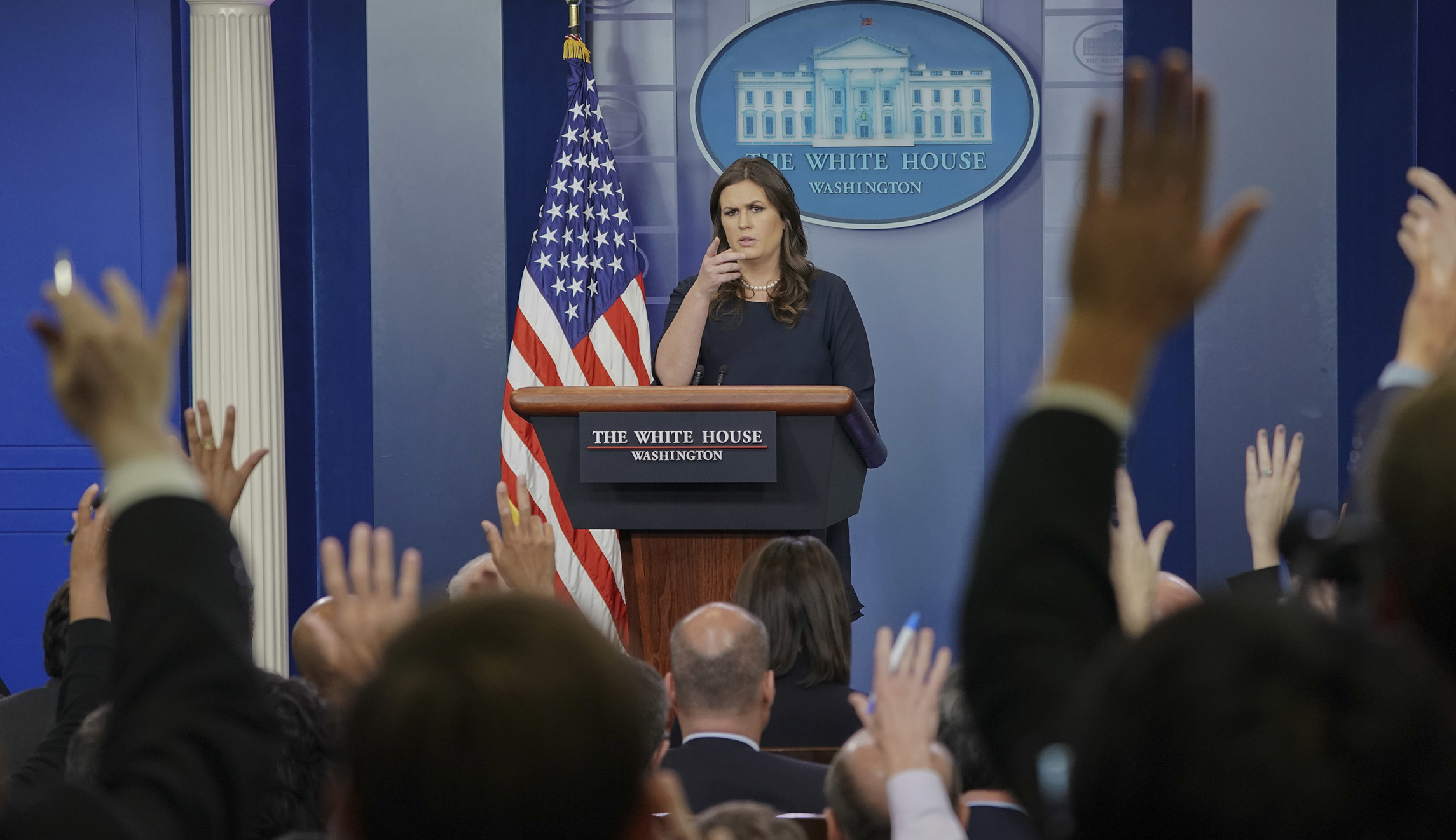 Sarah Sanders: Media ‘completely obsessed’ with Russia probe