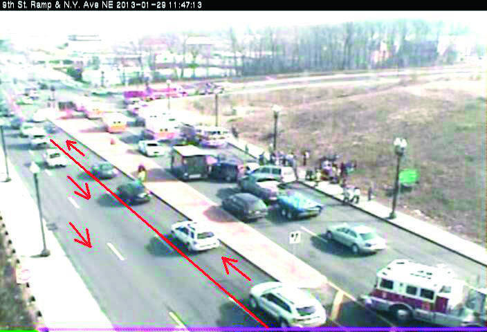 D.C. multi-vehicle crash sends 10 to hospitals