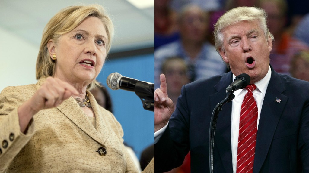 Trump, Clinton fight it out on the ground