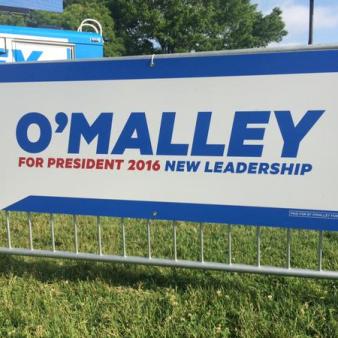O’Malley’s Slogan: ‘New Leadership’
