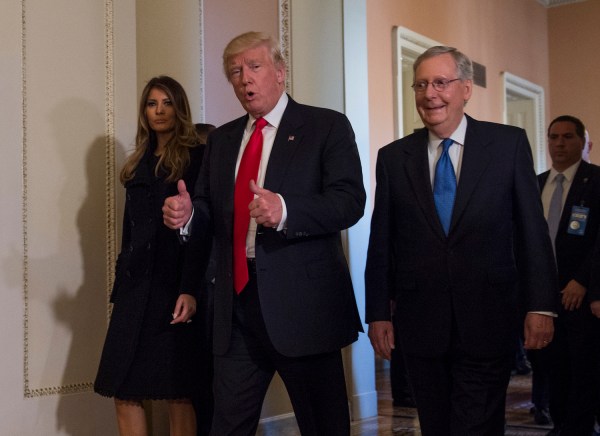 Trump again urges McConnell to ‘go nuclear’ if needed for Supreme Court pick