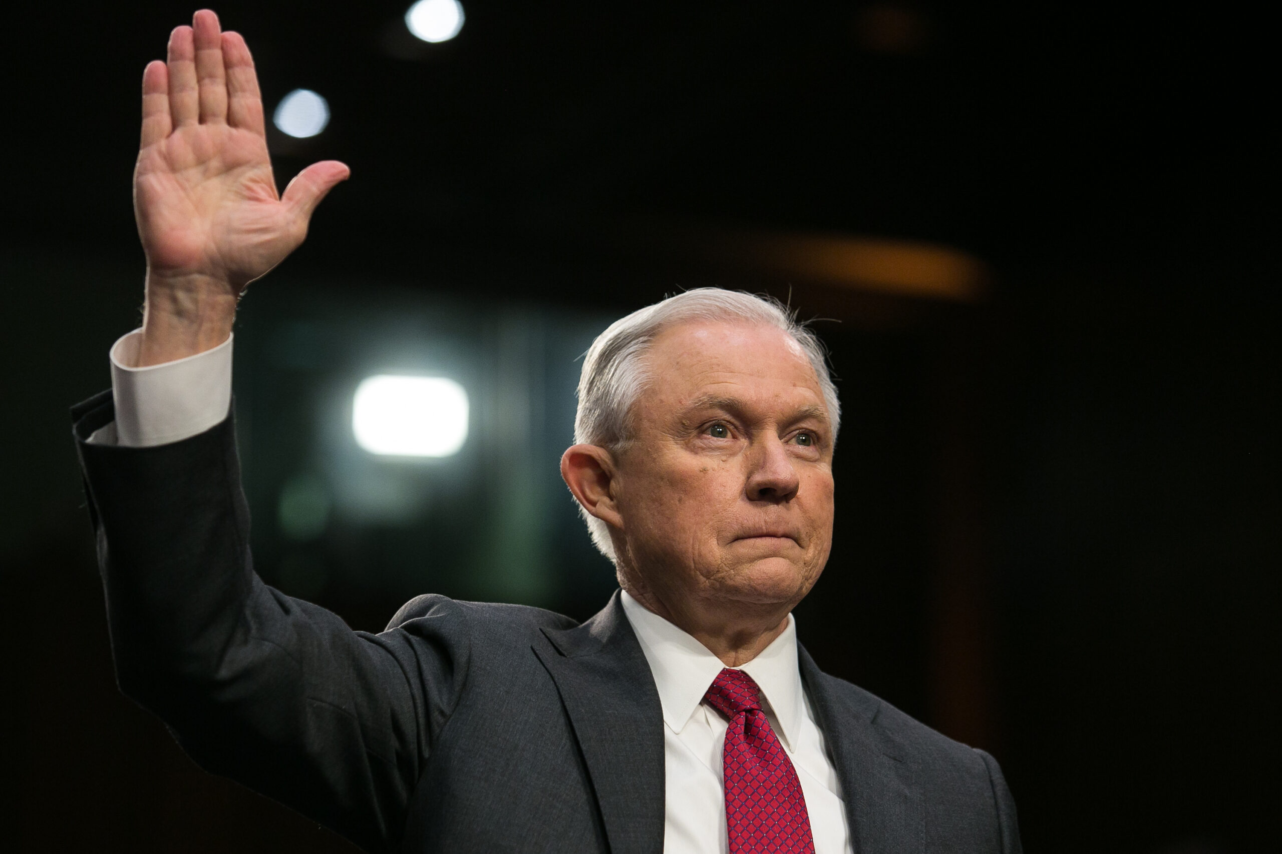 Jeff Sessions crushed his Senate hearing on Trump and the Russia investigation