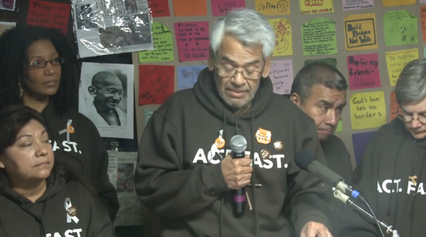 VIDEO: Fasting activists call on John Boehner for immigration reform