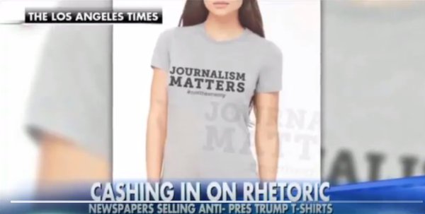Is this newspaper merchandise really ‘anti-President Trump rhetoric’?