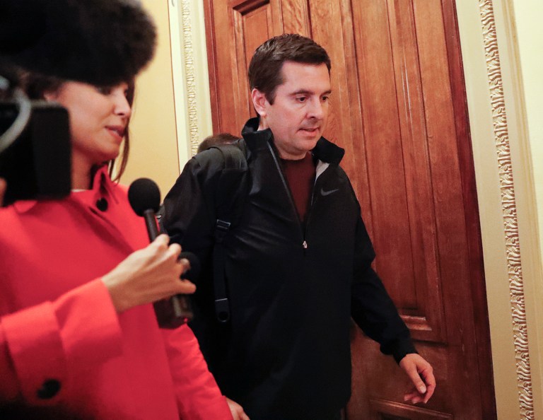 Earlier this week, Nunes traveled to the CIA to look over Russian intelligence documents. (AP Photo/Pablo Martinez Monsivais)
