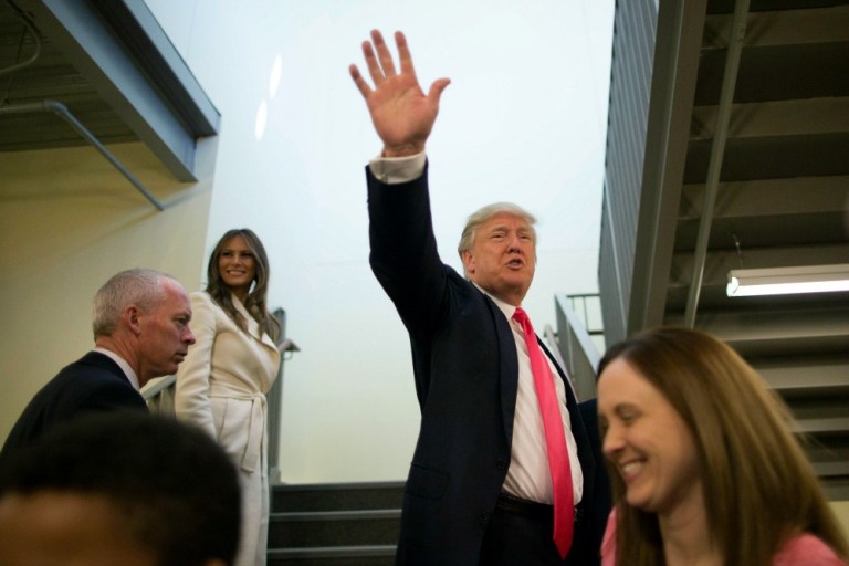 Donald Trump pulls 37 percent support among undeclared Granite State voters in the latest American Research Group survey released Monday. (AP Photo)