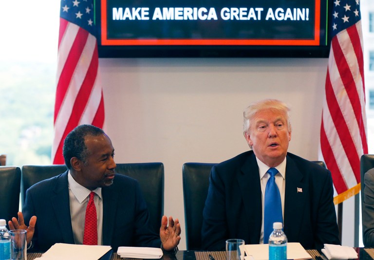 The Betsy DeVos and Jef Sessions selections make sense based on their career experiences. The Nikki Haley and Ben Carson nods, and the Mitt Romney rumors, are a bit of a head-scratcher. (AP Photo)