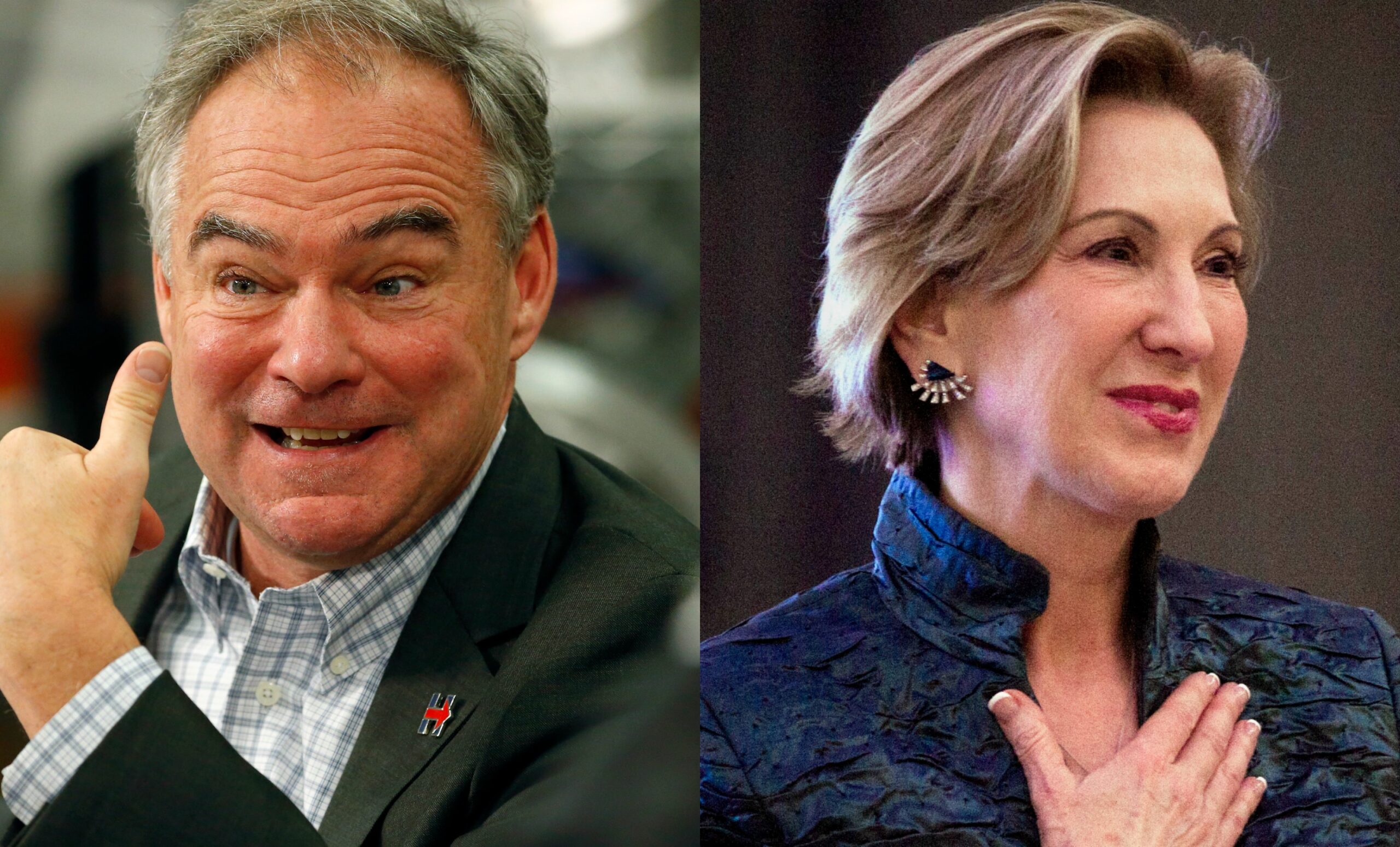 Will it be Carly Fiorina vs. Tim Kaine in 2018?